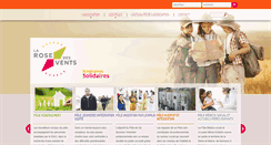 Desktop Screenshot of larosedesvents.org