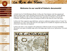 Tablet Screenshot of larosedesvents.biz